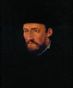 Francois Clouet Portrait of a man painting